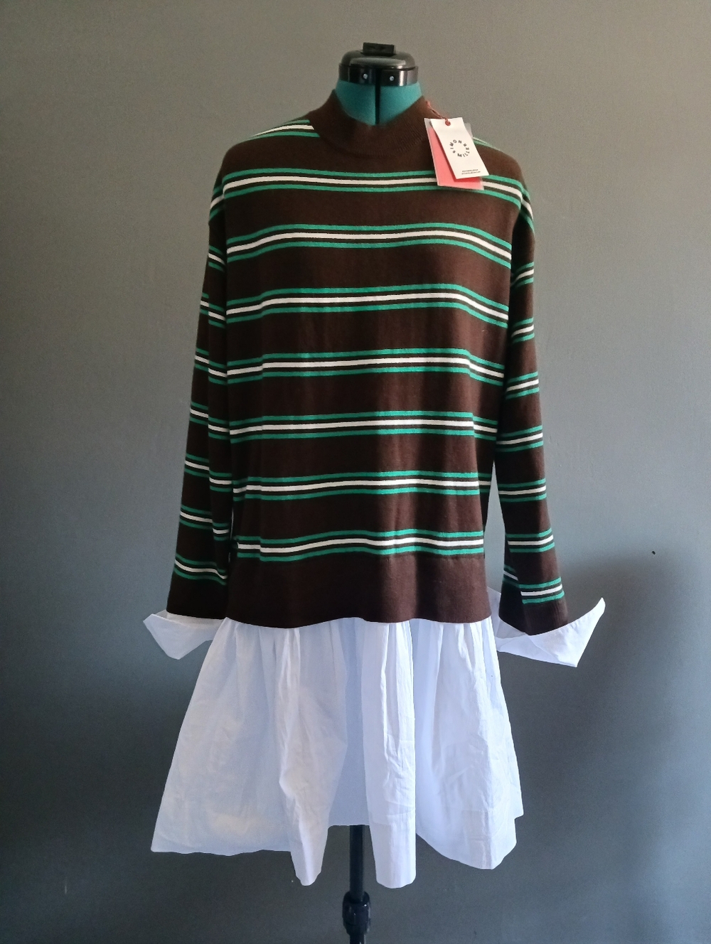 NWT Simon Miller Pip Poplin Combo Dress Size M